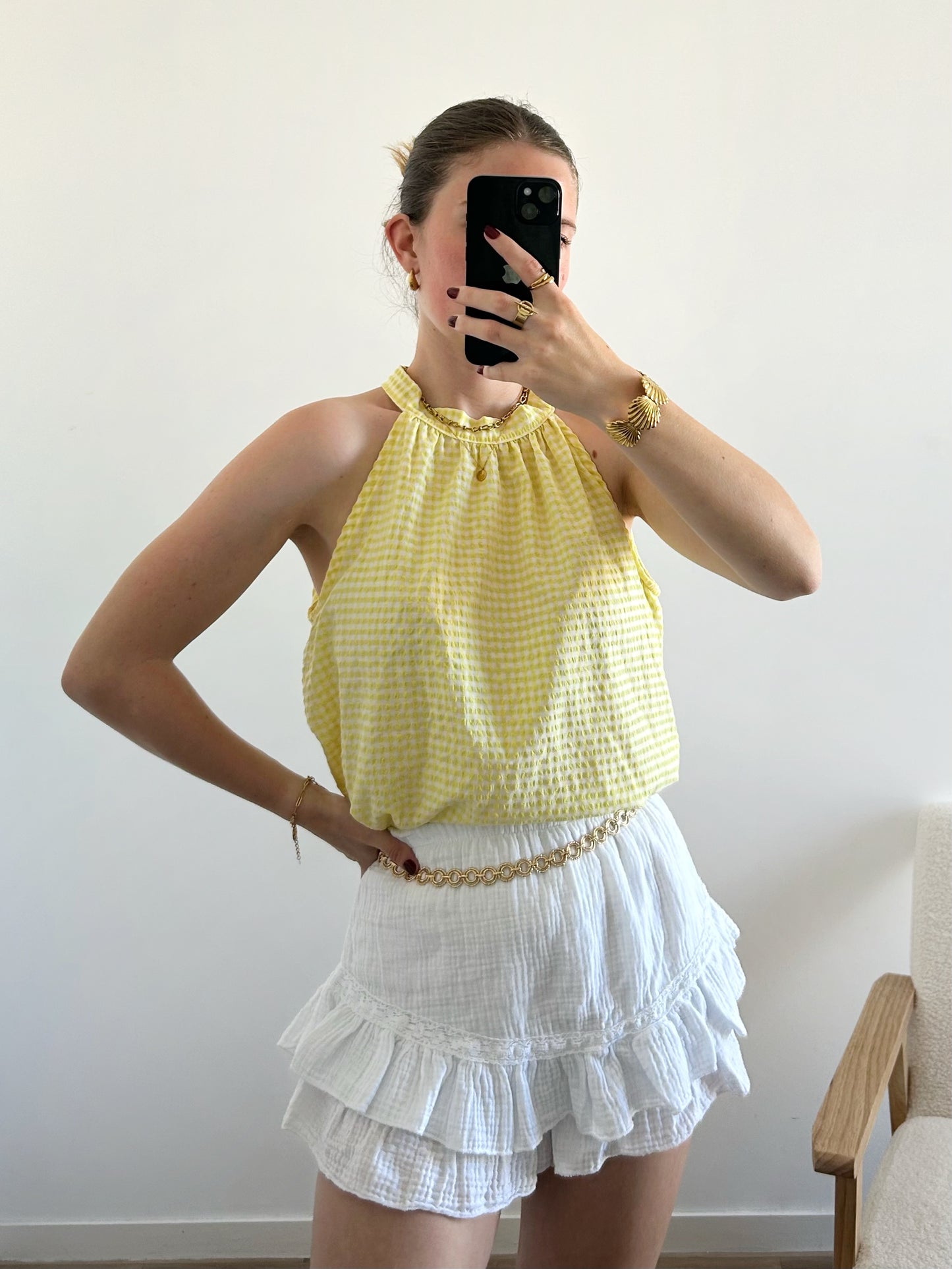 Top ALBA jaune