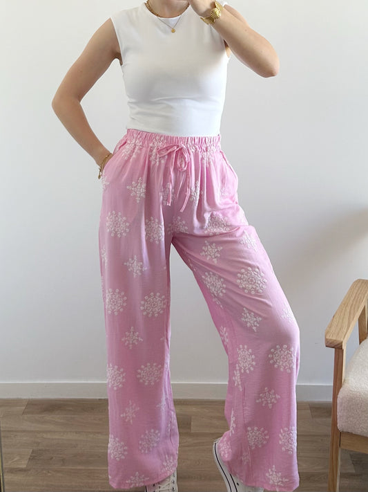Pantalon JADE rose