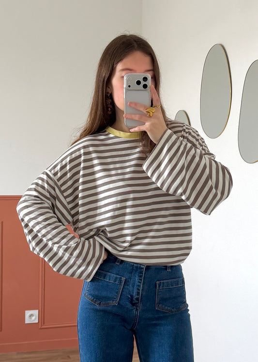 T-shirt VICTORIA taupe