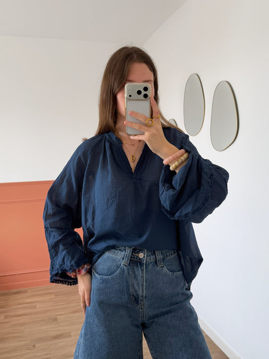Blouse BOHEMA bleu marine