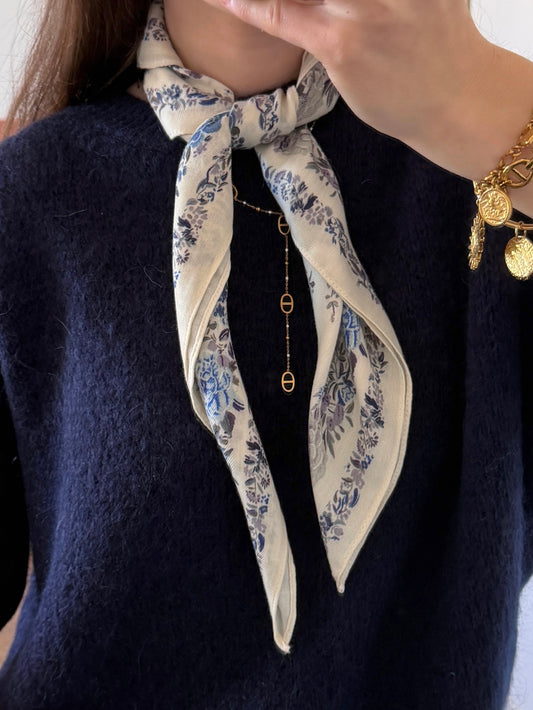 Foulard JULINE bleu