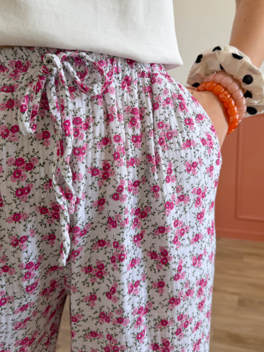 Pantalon ONDINE fuchsia