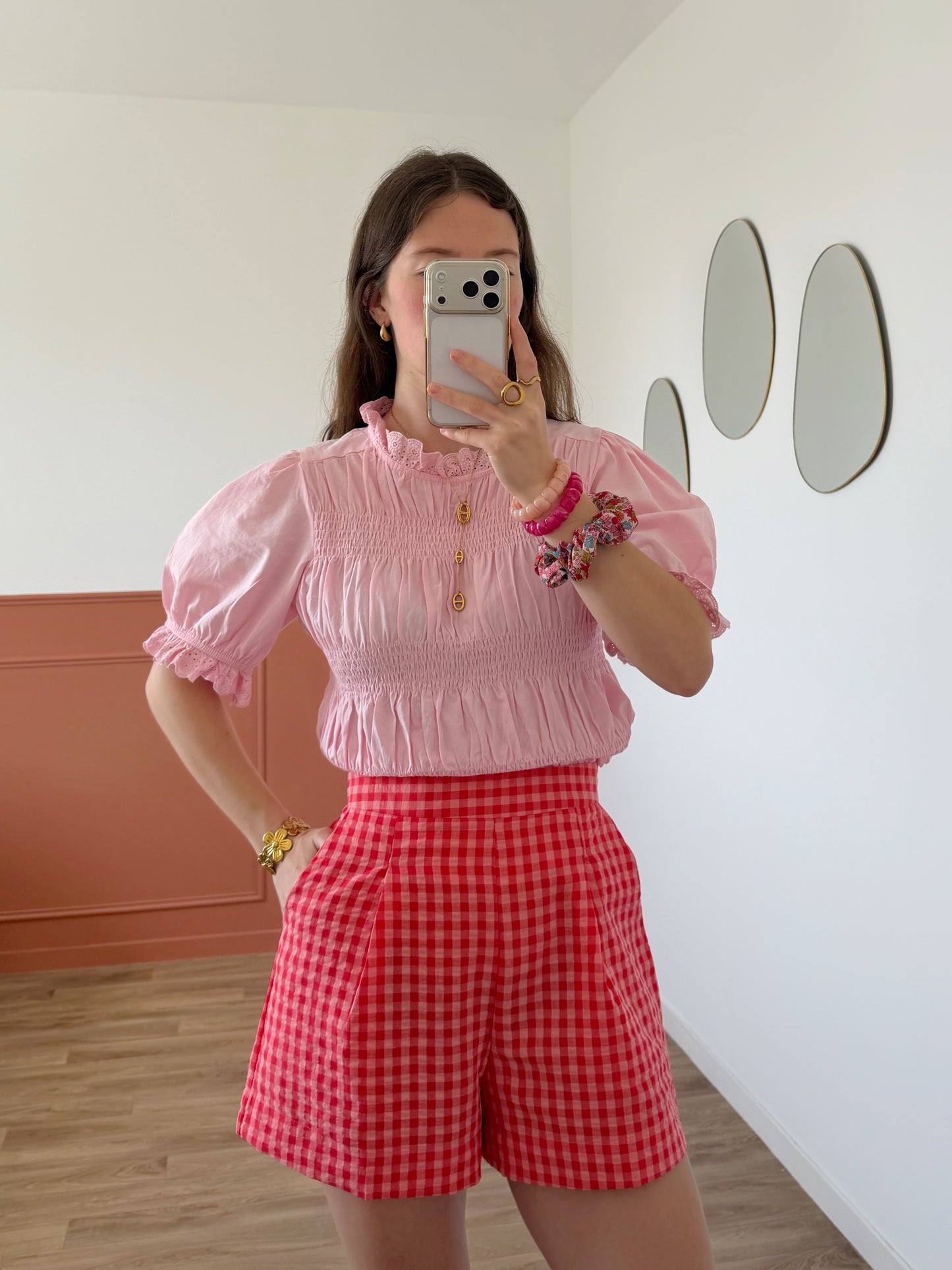 Blouse AURORE rose