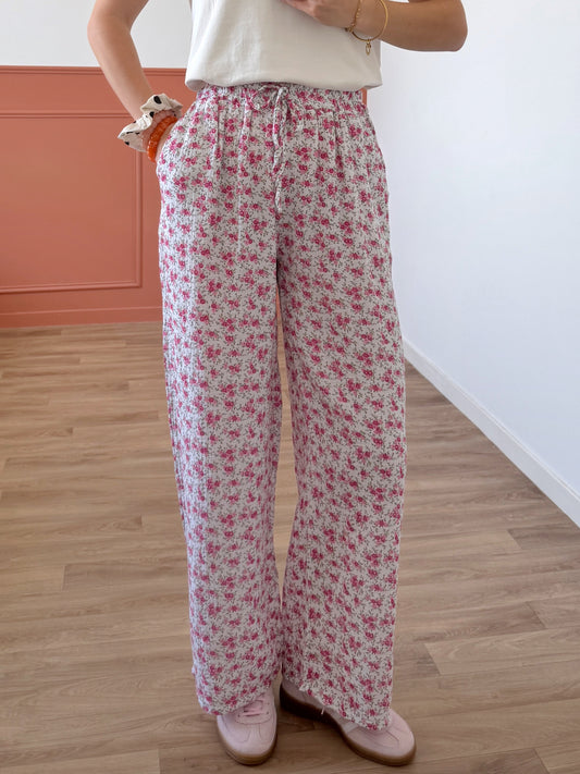 Pantalon ONDINE fuchsia