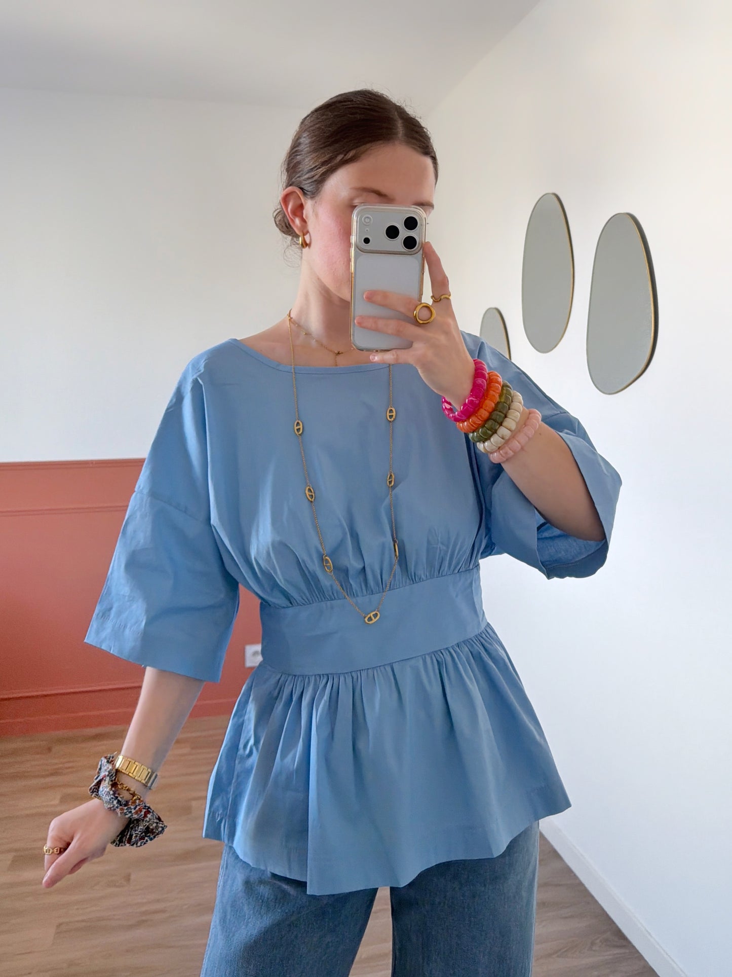 Blouse TANIA bleue
