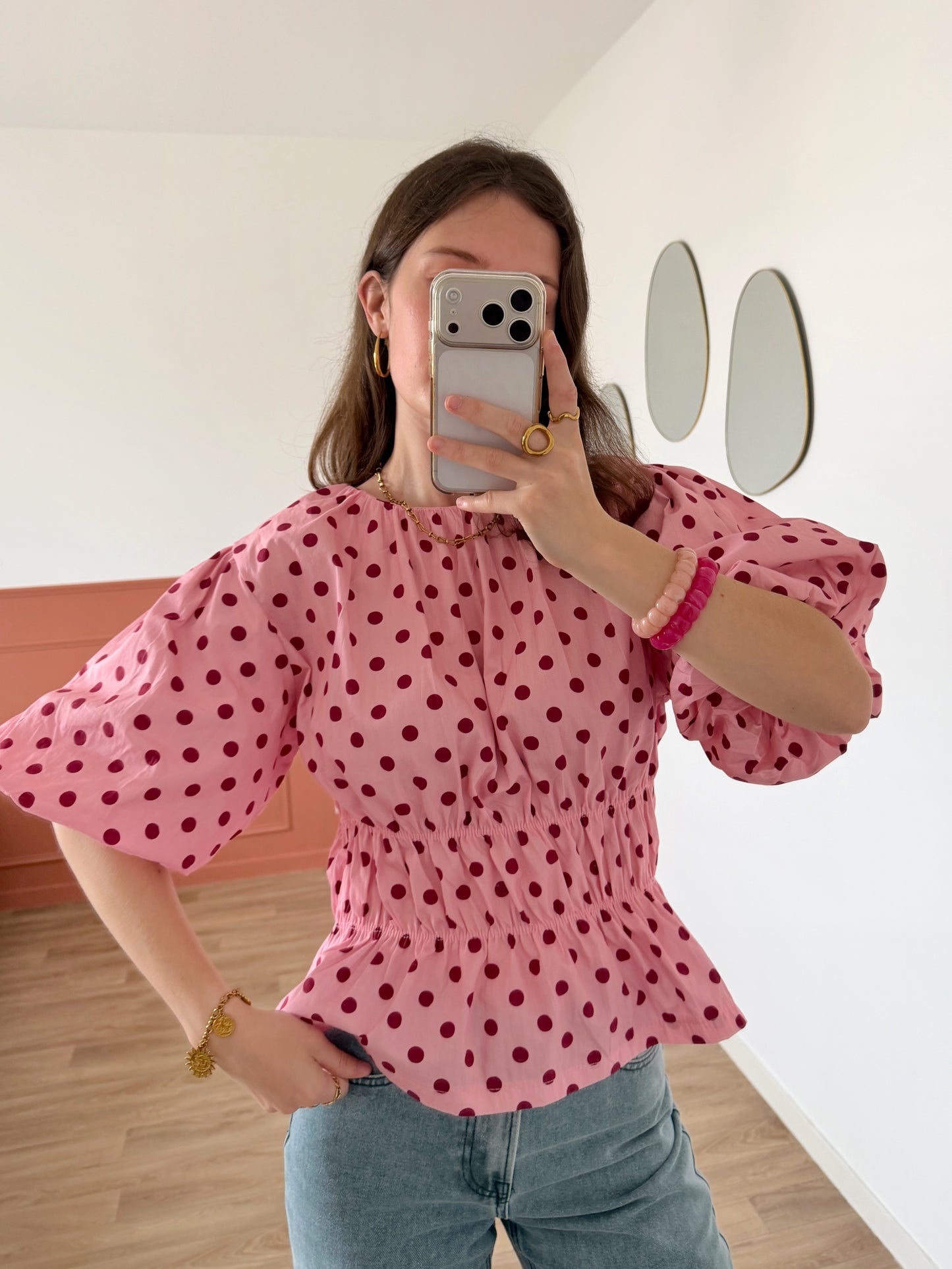 Blouse DANAÉ rose