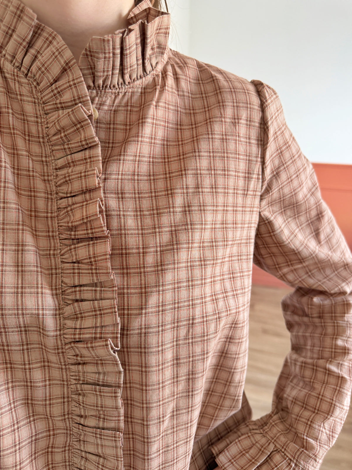 Blouse MARGOT marron