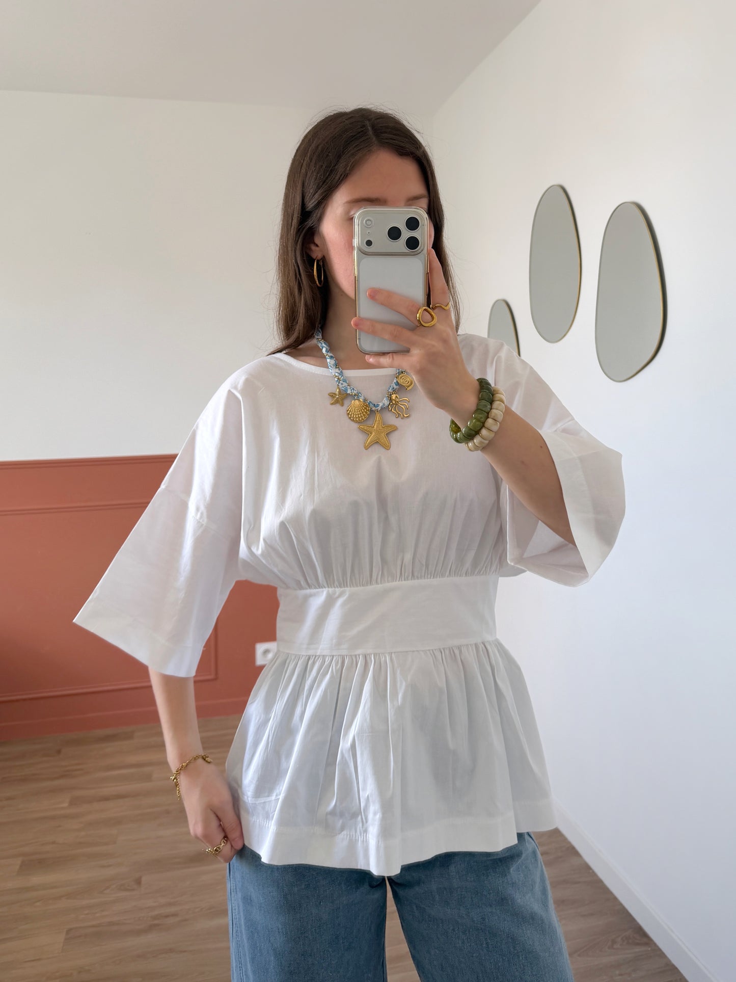 Blouse TANIA blanche
