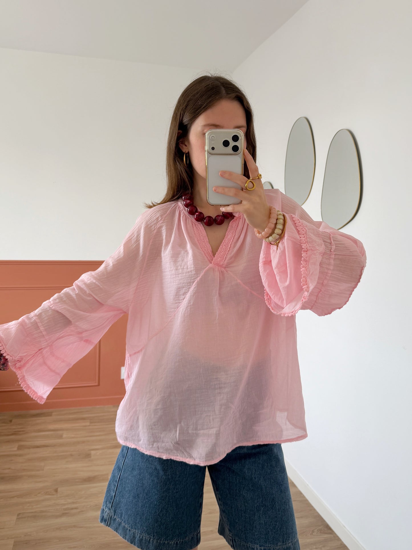 Blouse BOHEMA rose
