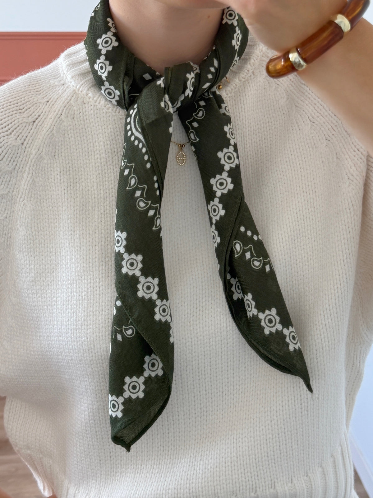 Foulard ANGELA vert