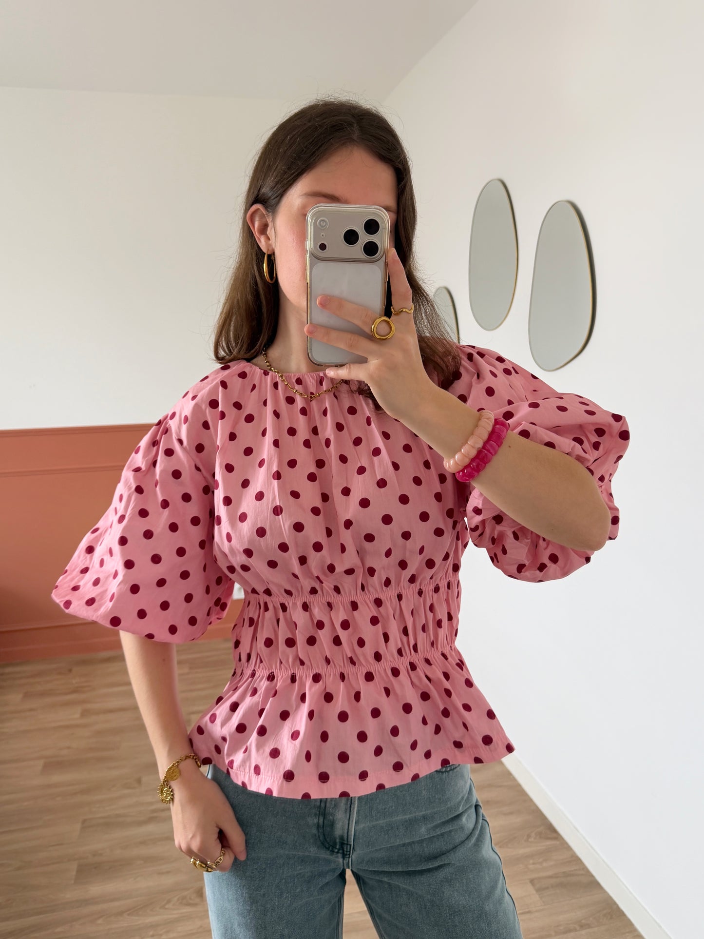 Blouse DANAÉ rose