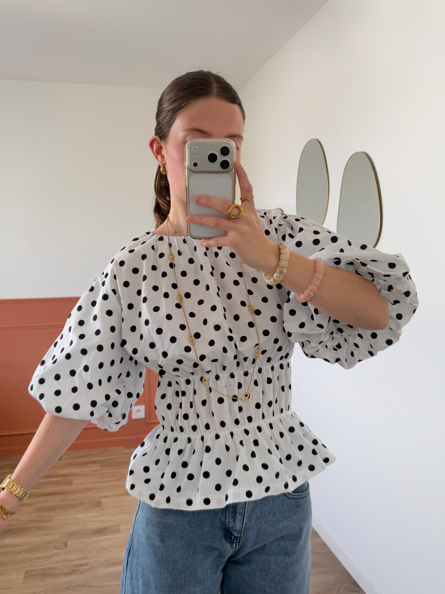 Blouse DANAÉ blanche