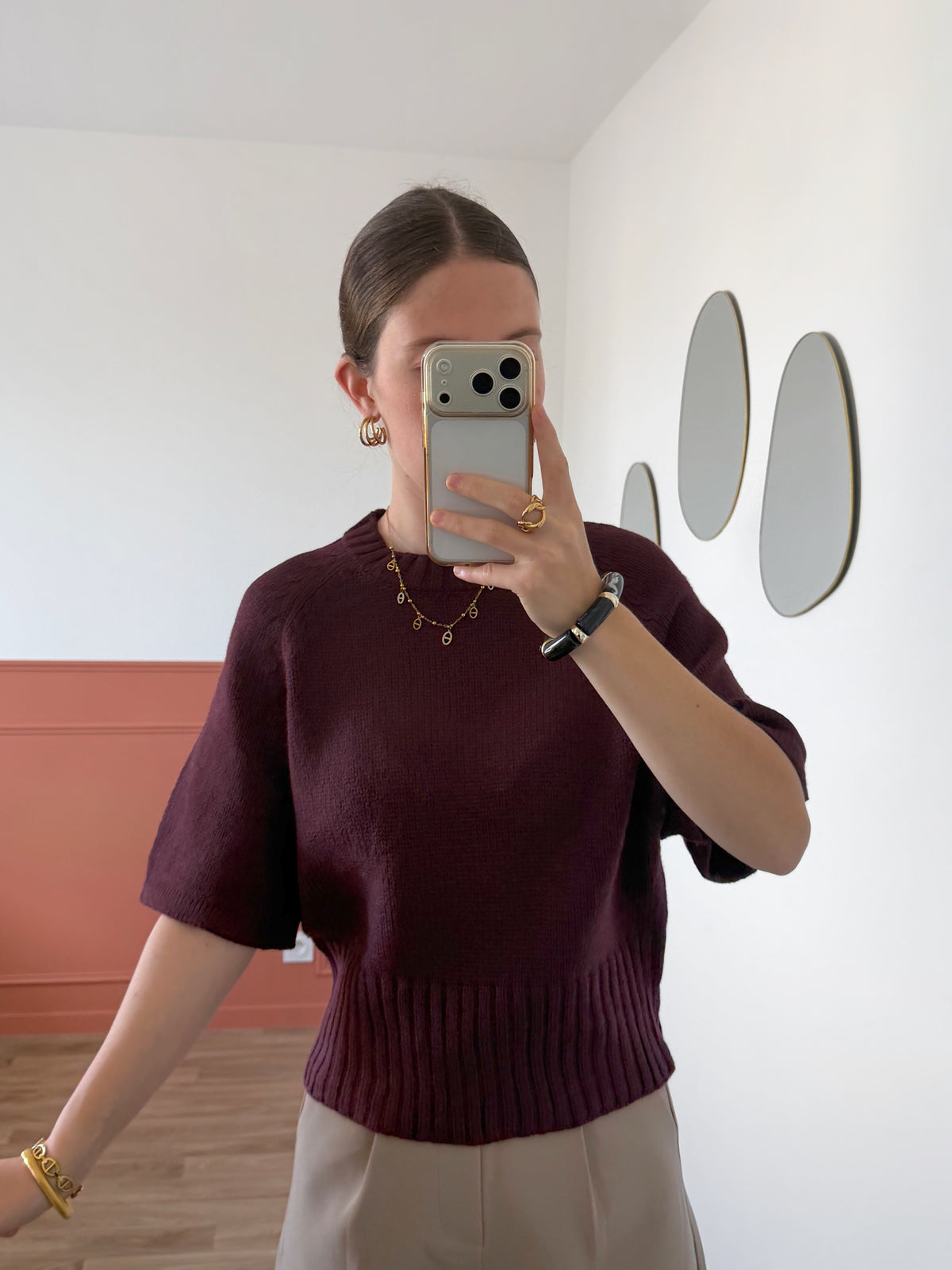 Pull ELIA bordeaux