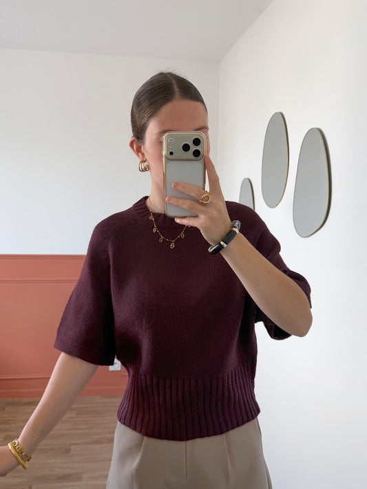 Pull ELIA bordeaux