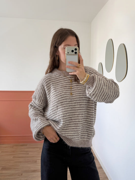 Pull LUCIE marron