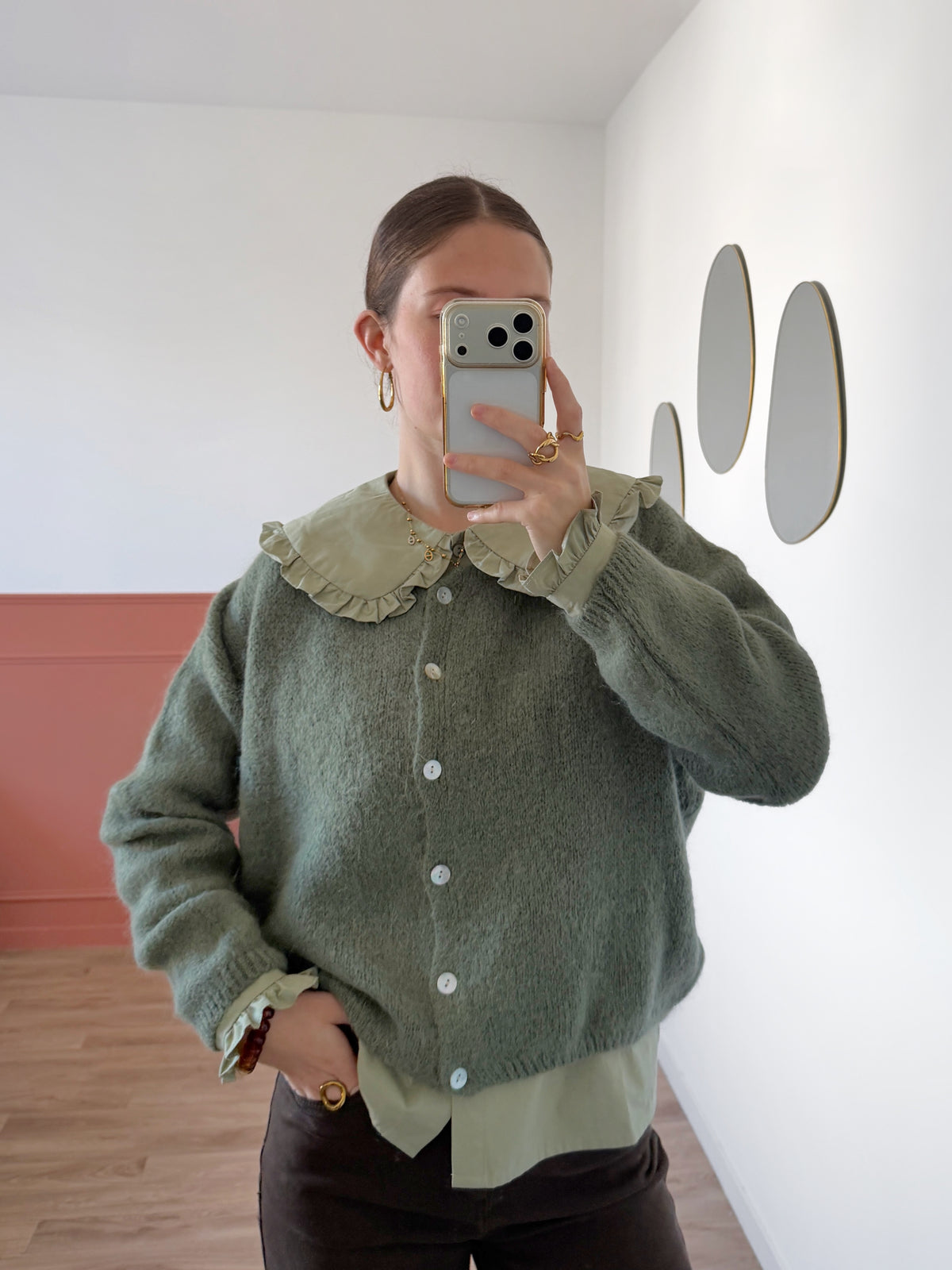 Cardigan OLIVIA kaki