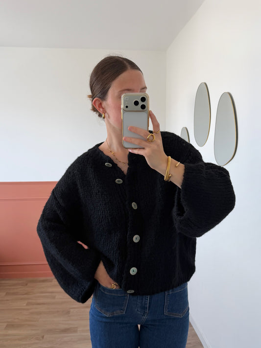 Cardigan EVA noir
