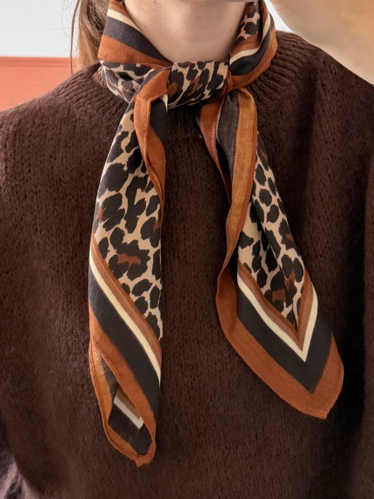 Foulard LÉOPARD