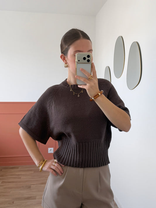 Pull ELIA marron