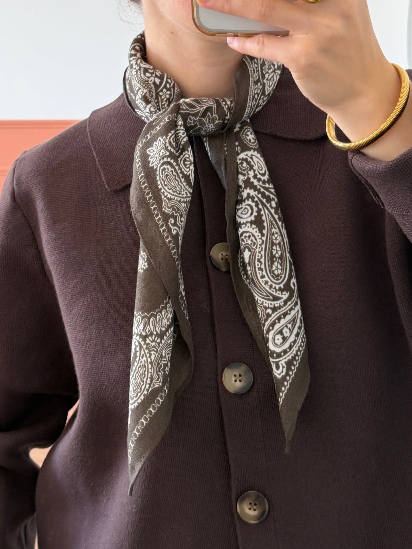 Foulard ANNE taupe