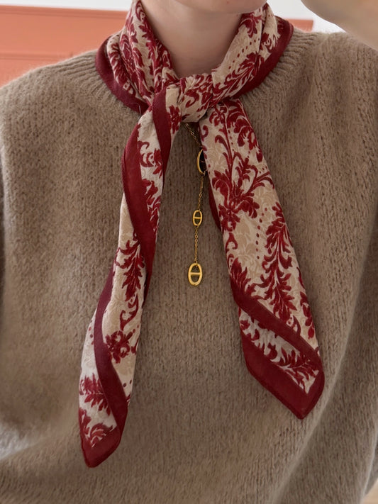 Foulard LÉA rouge