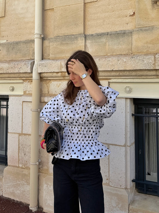 Blouse DANAÉ blanche