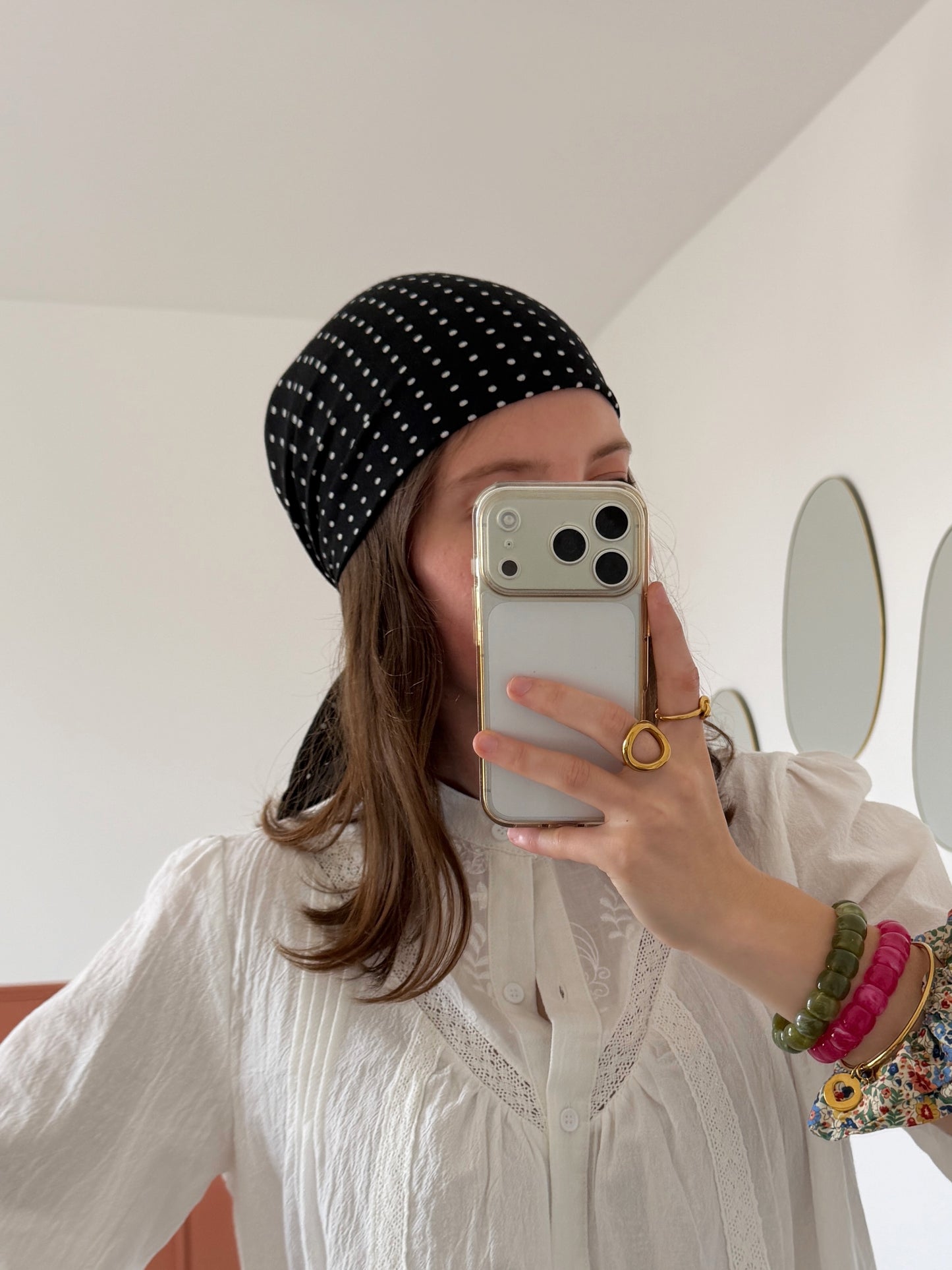 Foulard POIS noir