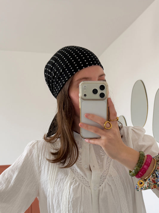 Foulard POIS noir