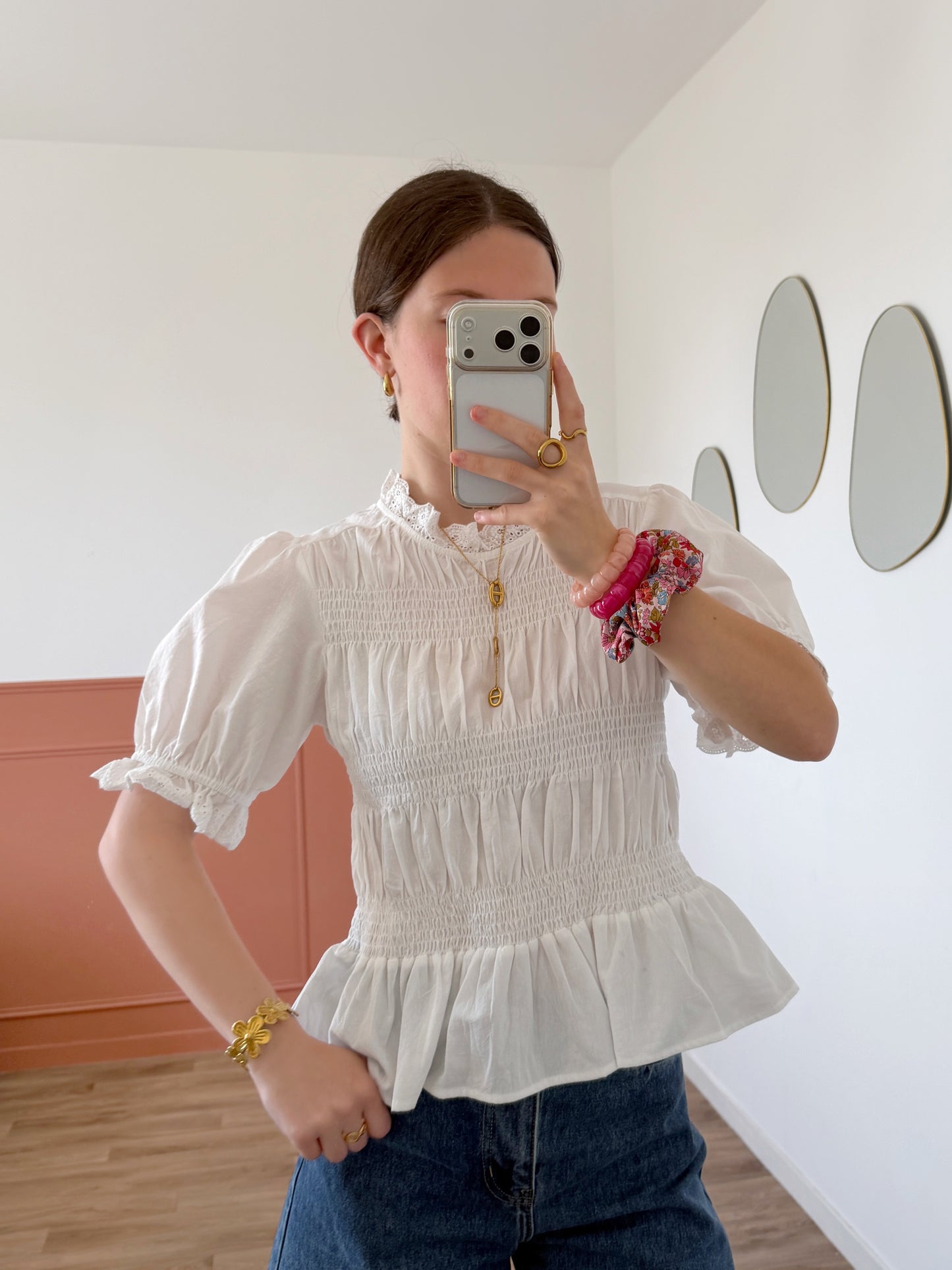 Blouse AURORE blanche
