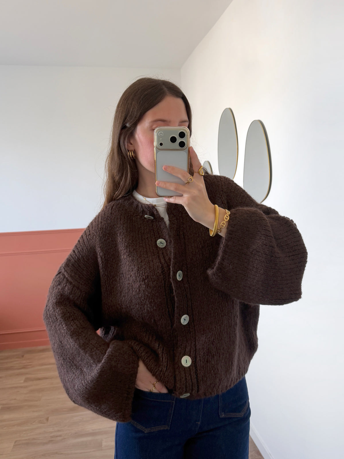 Cardigan EVA chocolat
