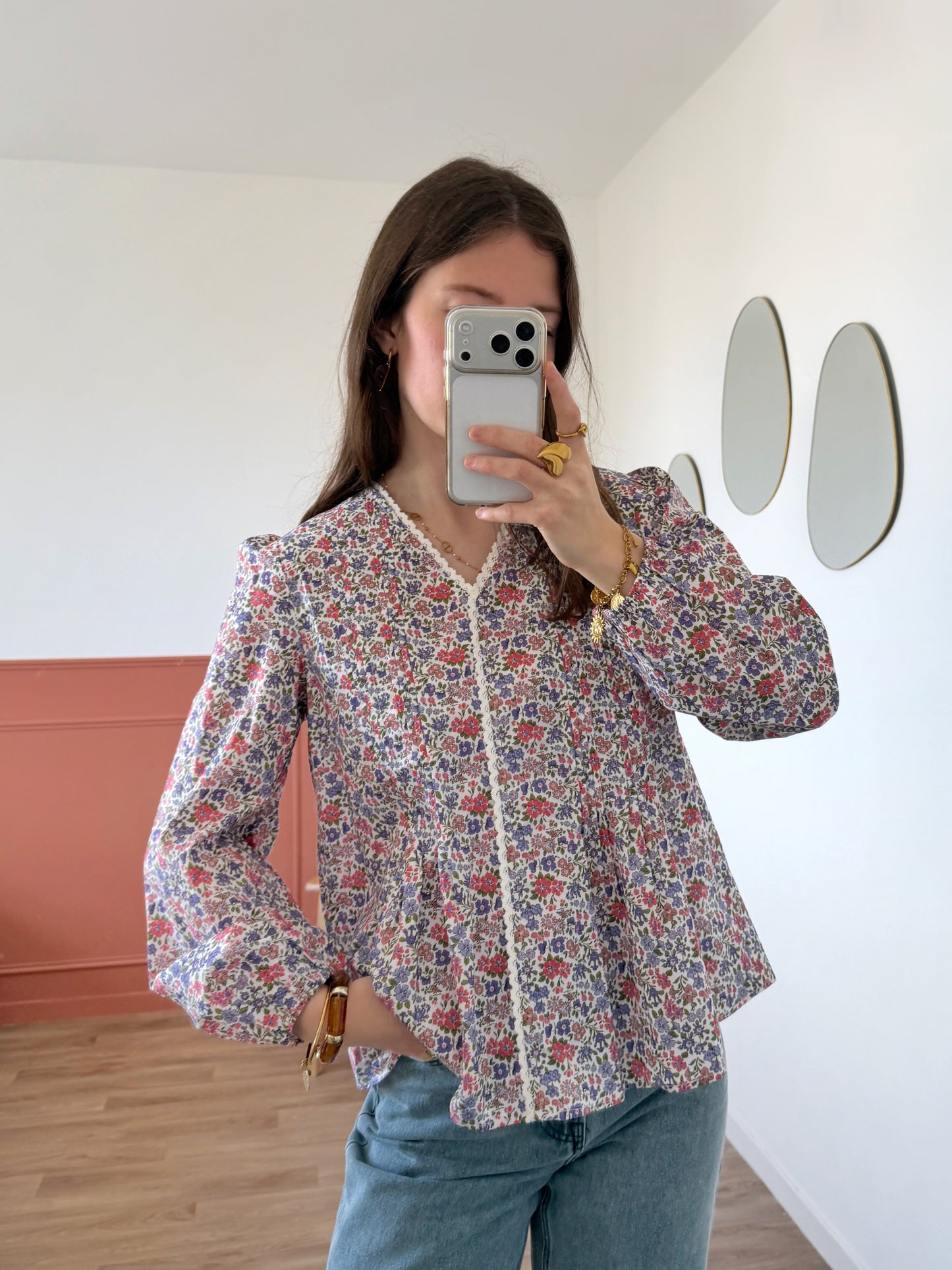 Blouse DIANE lilas