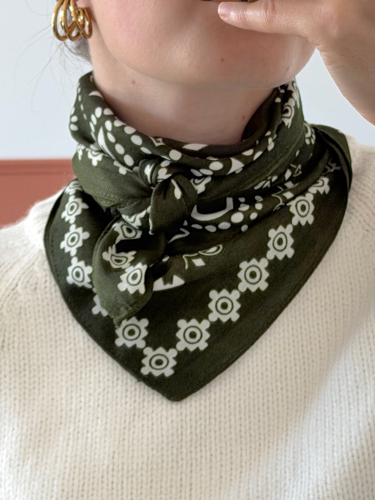Foulard ANGELA vert