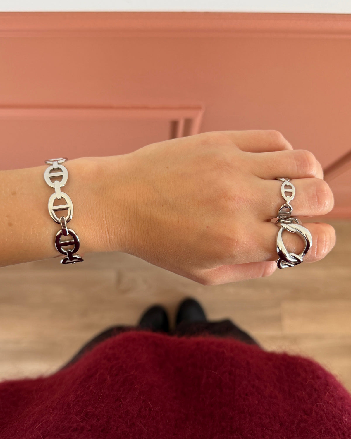 Bague AYA argentée