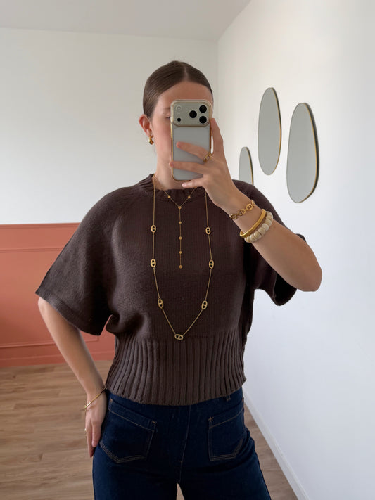 Pull ELIA marron