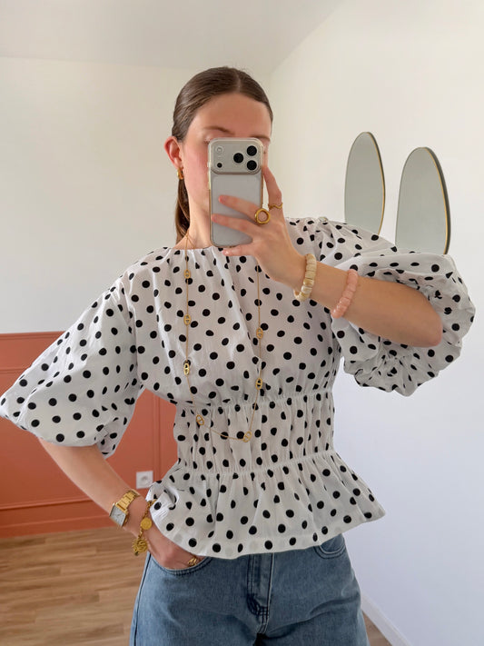 Blouse DANAÉ blanche