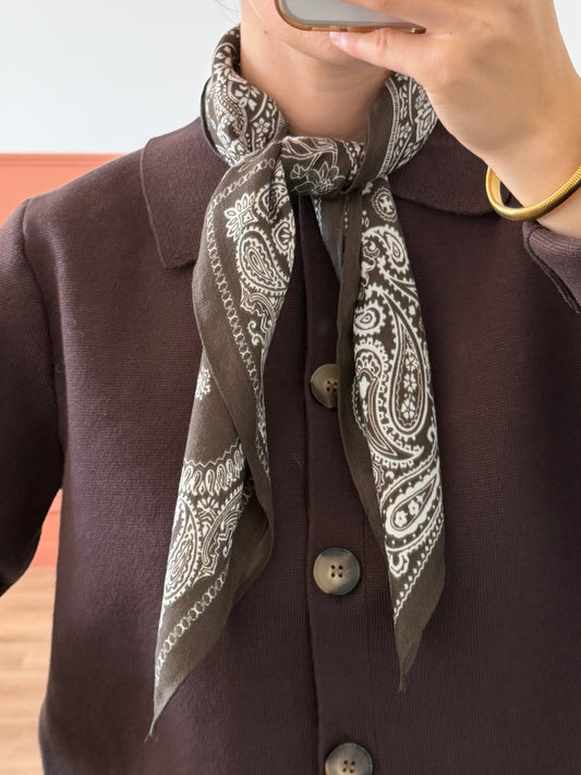 Foulard ANNE taupe