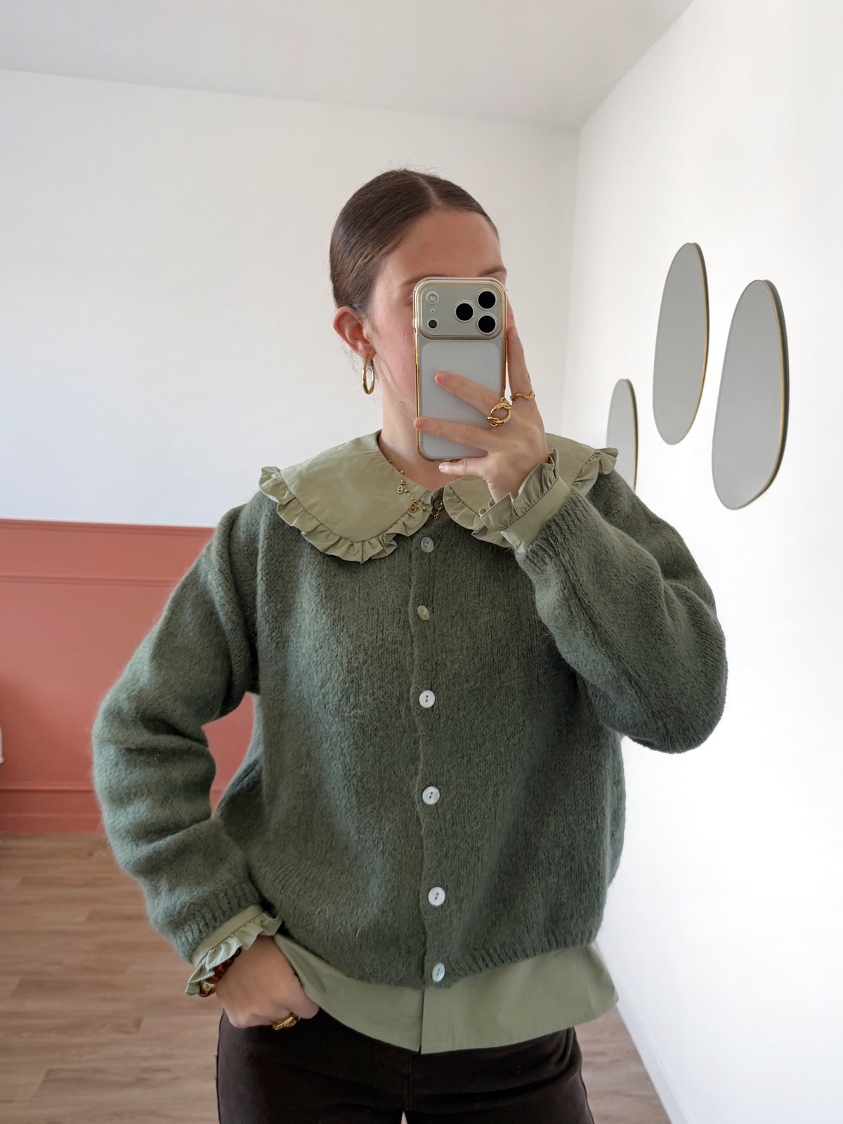 Cardigan OLIVIA kaki
