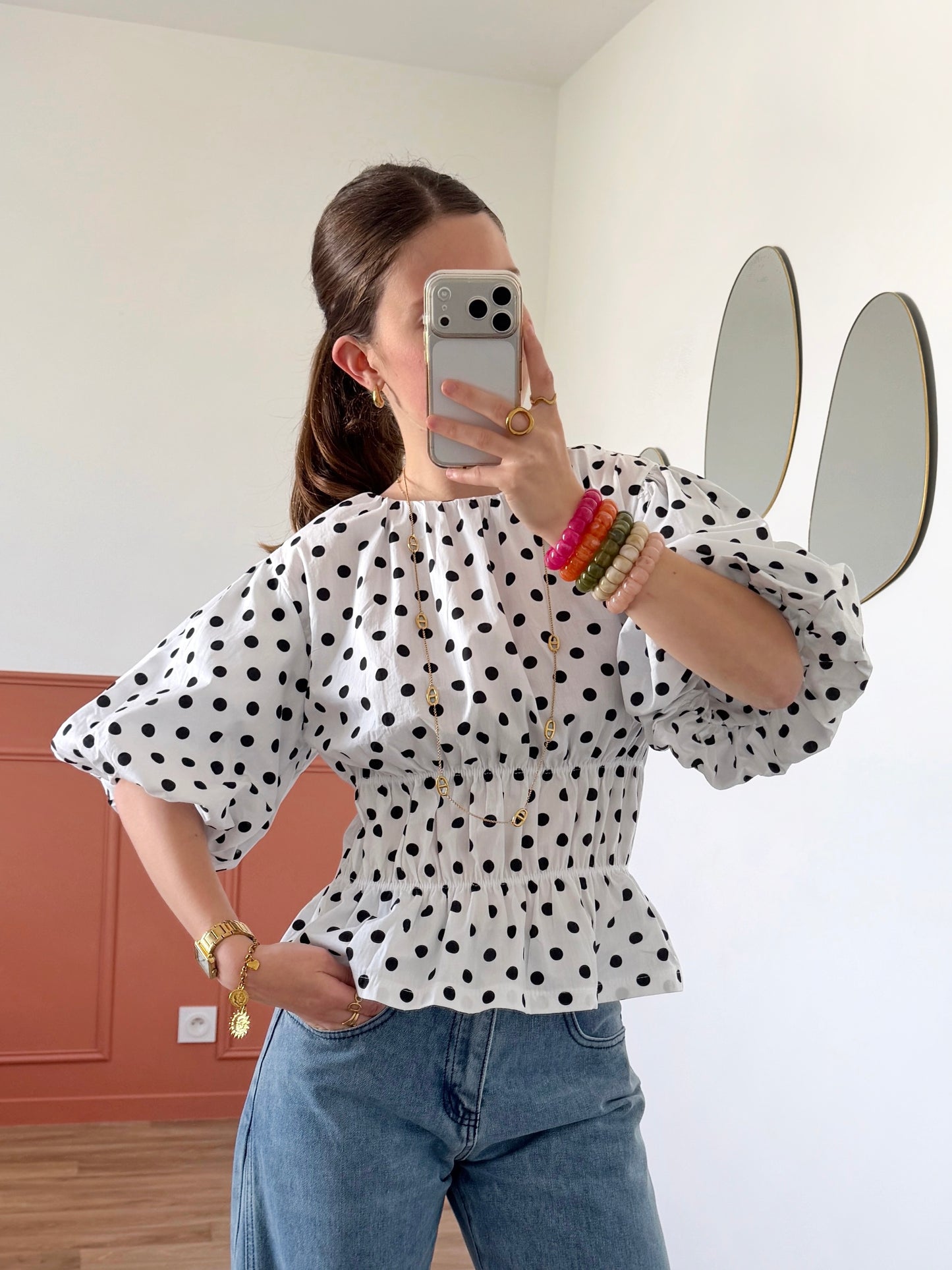 Blouse DANAÉ blanche