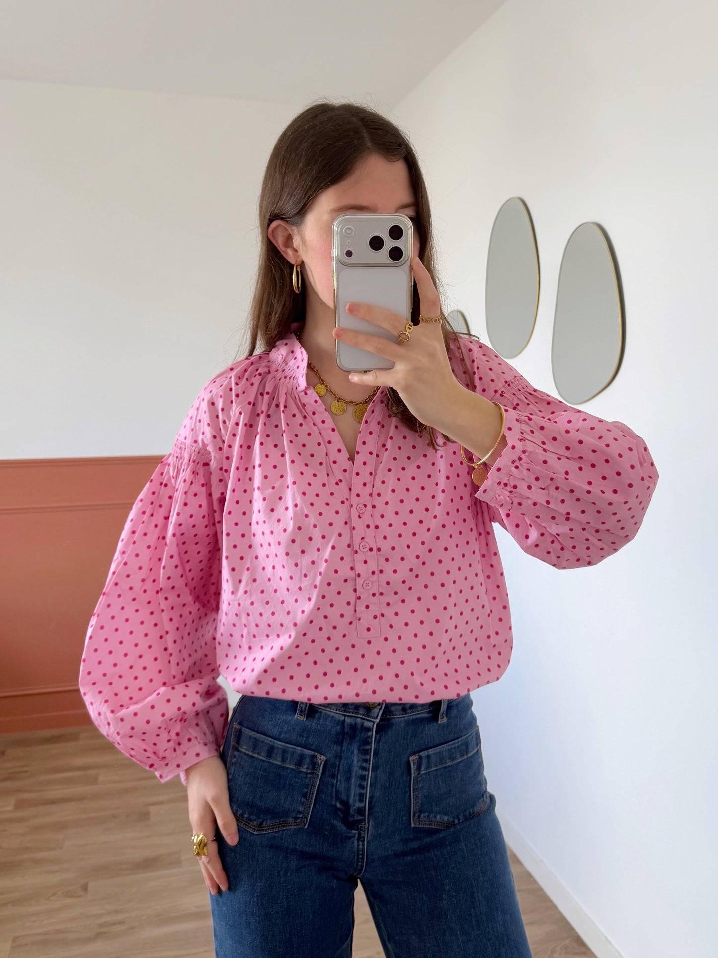 Blouse ANDIE rose