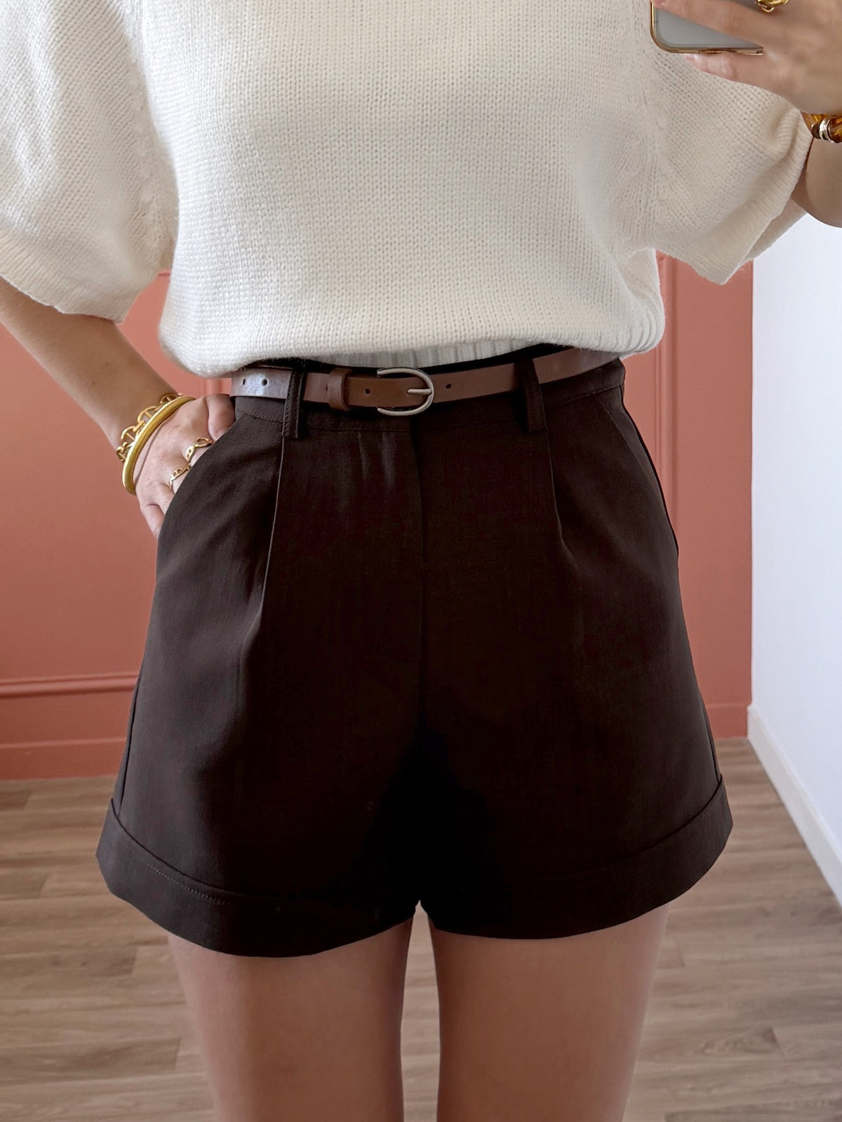 Short NALA marron