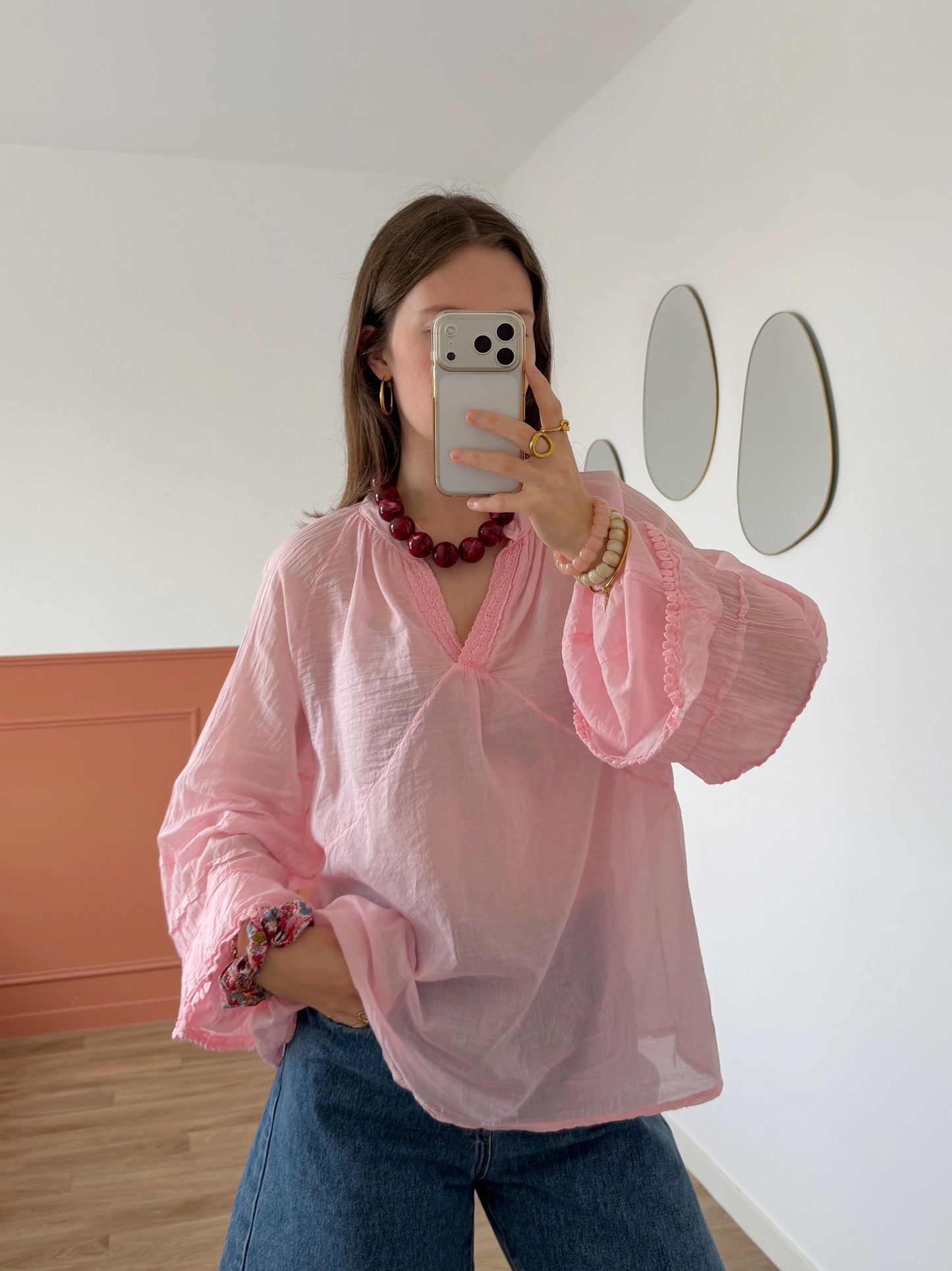 Blouse BOHEMA rose