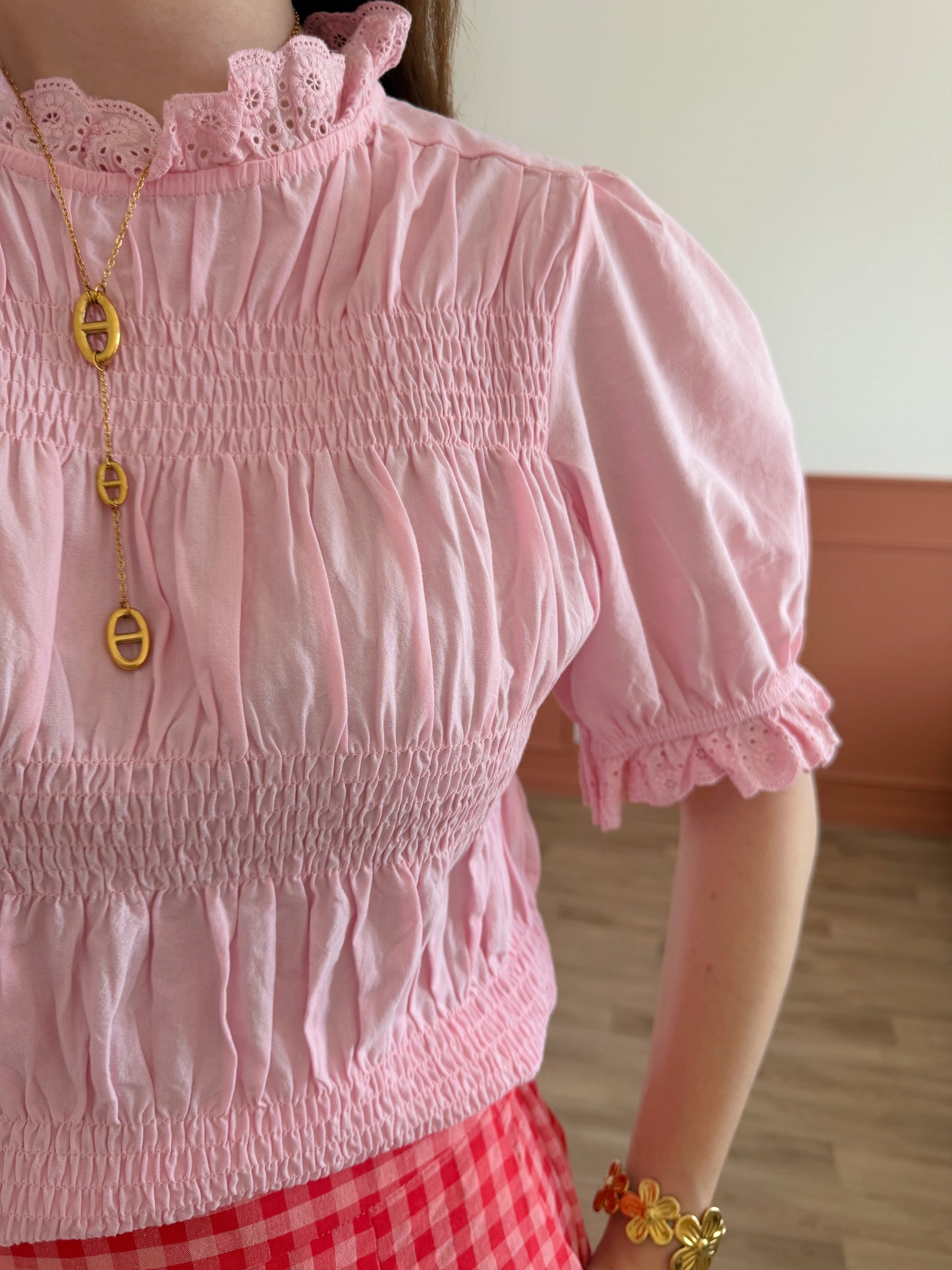 Blouse AURORE rose