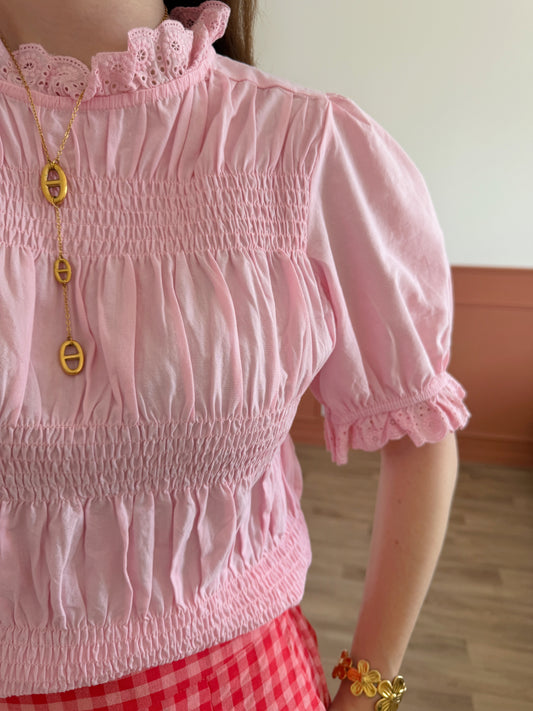 Blouse AURORE rose