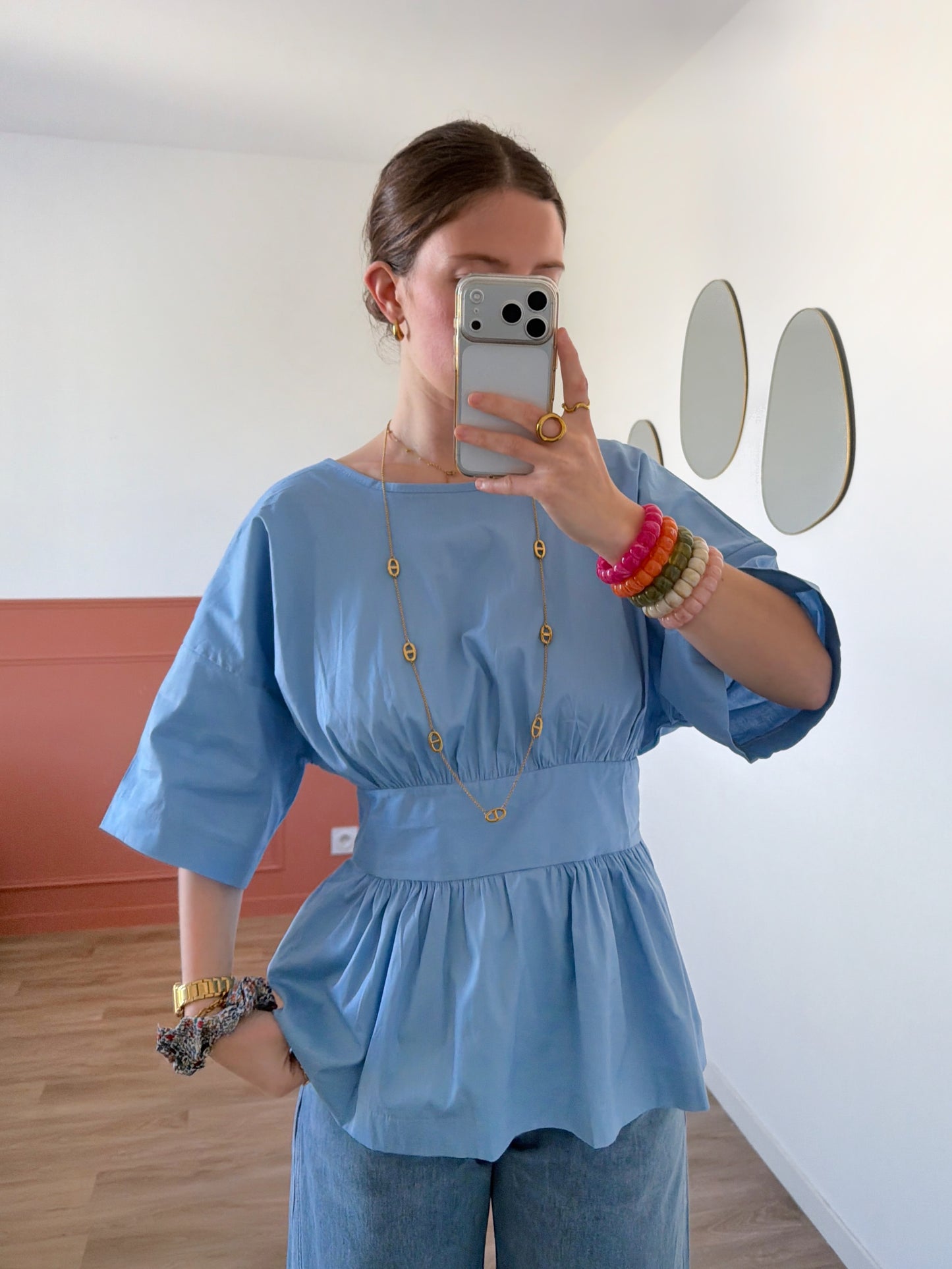 Blouse TANIA bleue