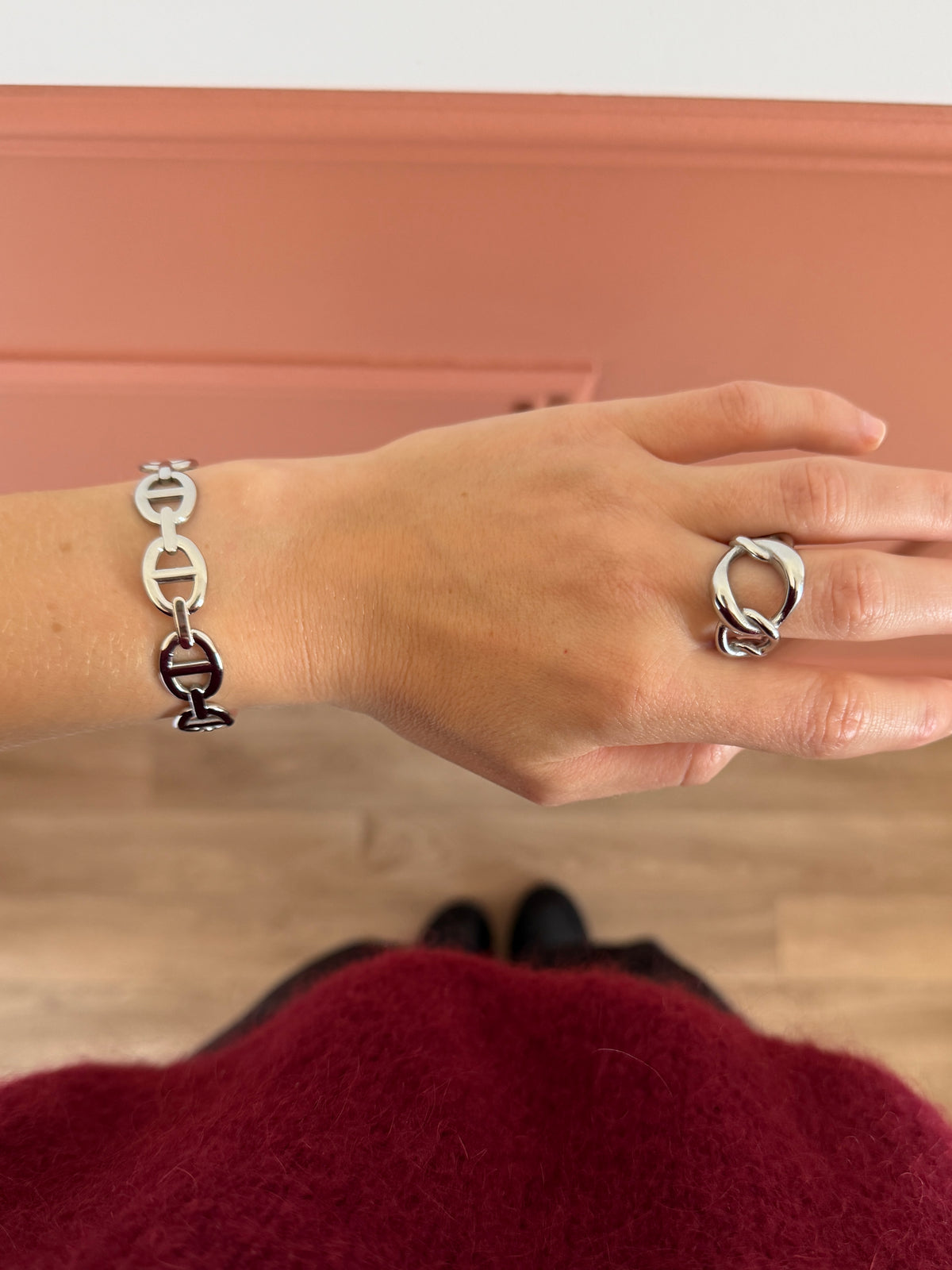 Bague AYA argentée