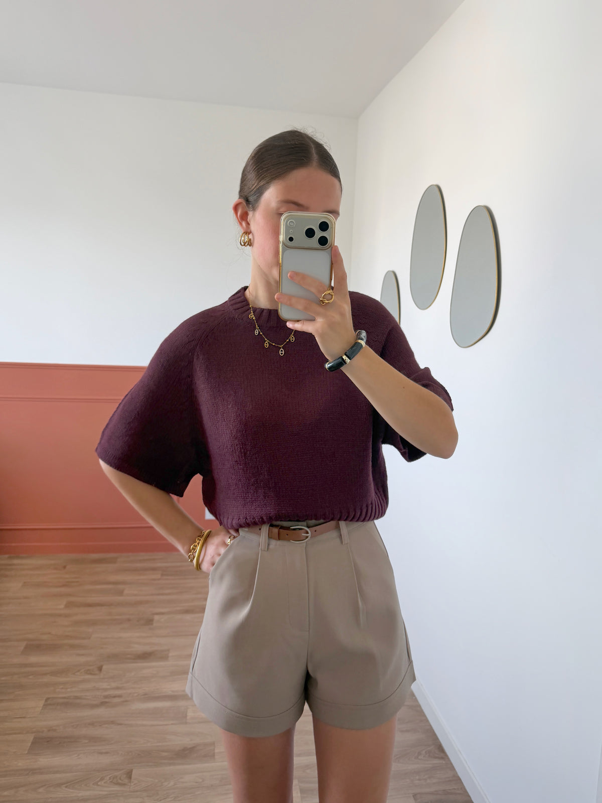 Pull ELIA bordeaux