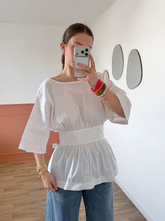 Blouse TANIA blanche