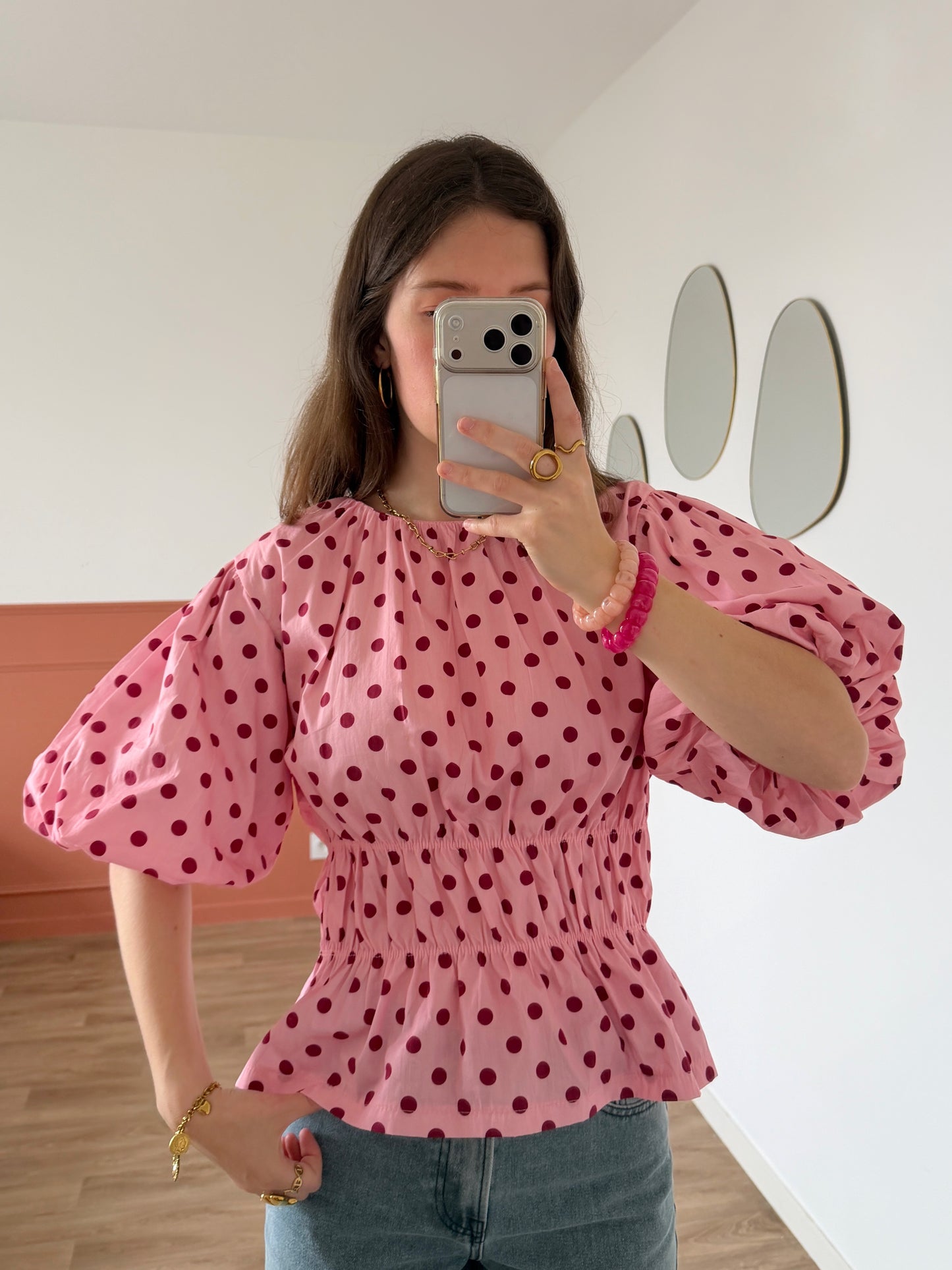 Blouse DANAÉ rose