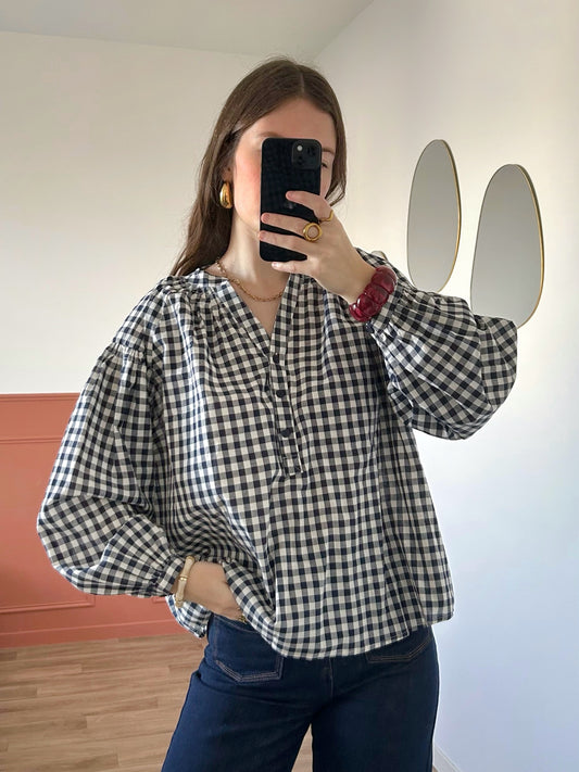 Blouse VANESSA bleu marine