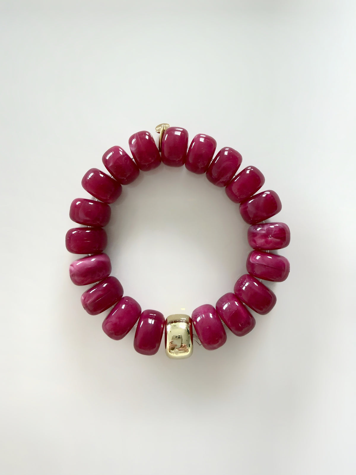 Bracelet GRETA framboise